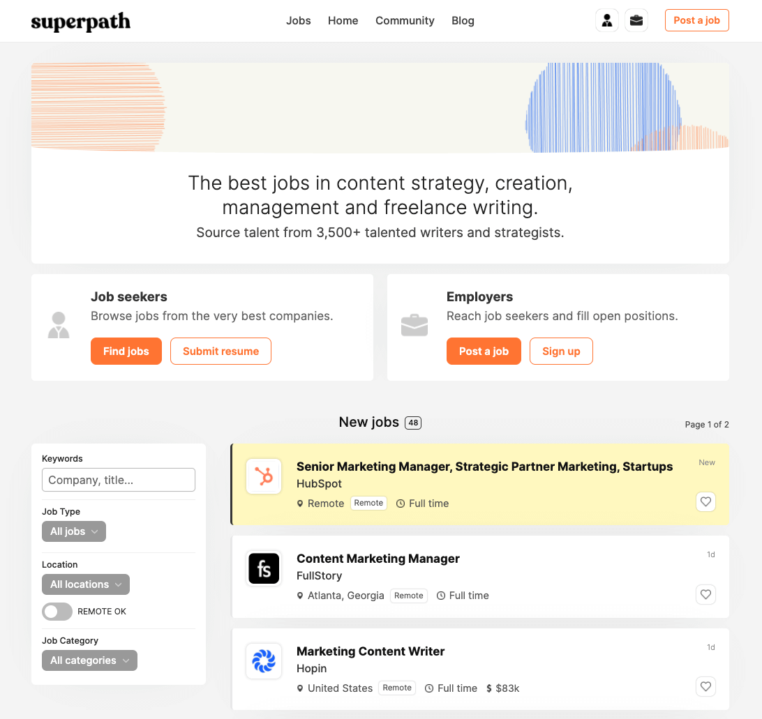 SuperPath Job Board