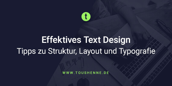 Text Design Titelbild
