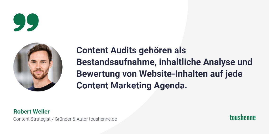 Titelbild zum Content Audit-Artikel