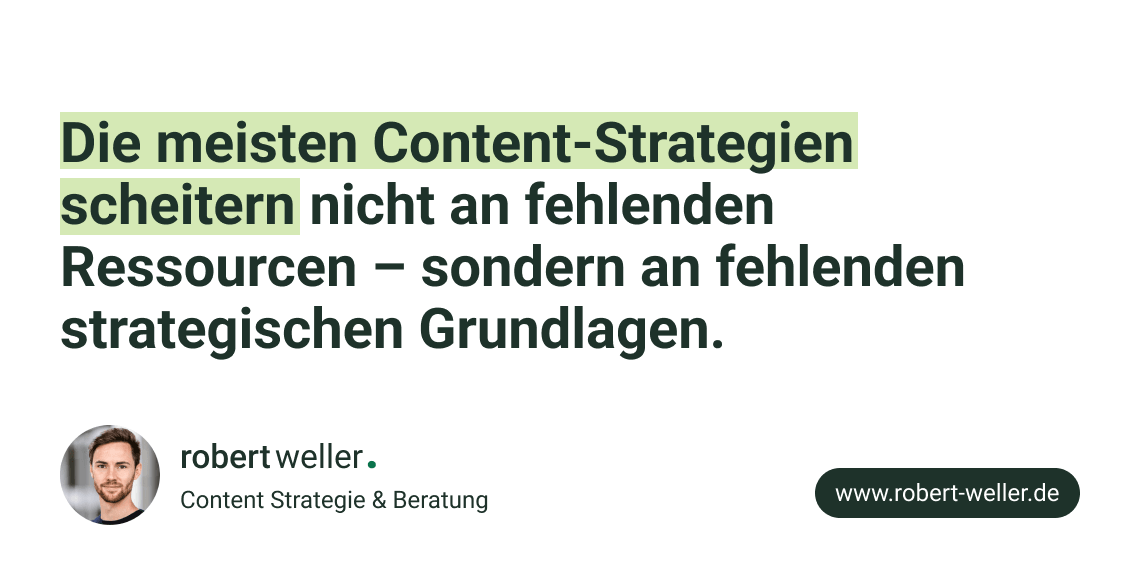 Titelbild: Kritische Elemente von Content-Strategien