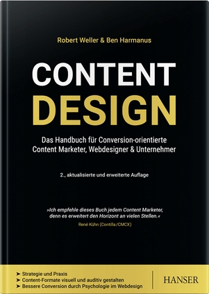 Content Design Buch (2. Auflage, Hanser Verlag)