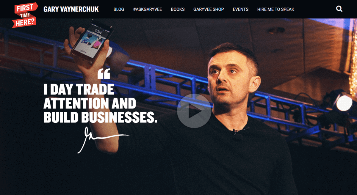 Gary Vaynerchuks Website