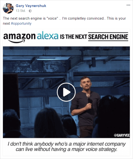 "Voice" ist die nächste Suchmaschine (sagt Gary Vaynerchuk)