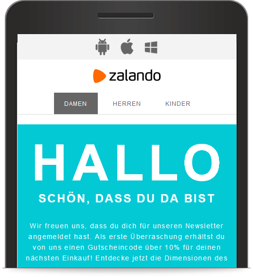 Zalandos E-Mail-Marketing