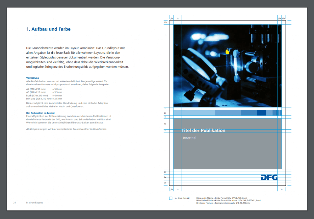 DFG Corporate Design Handbuch
