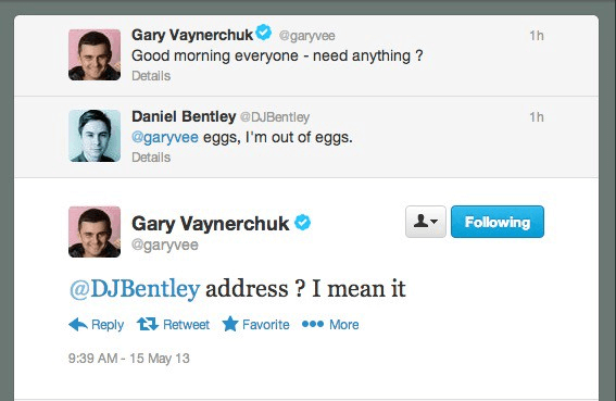 Gary Vaynerchuk Tweet