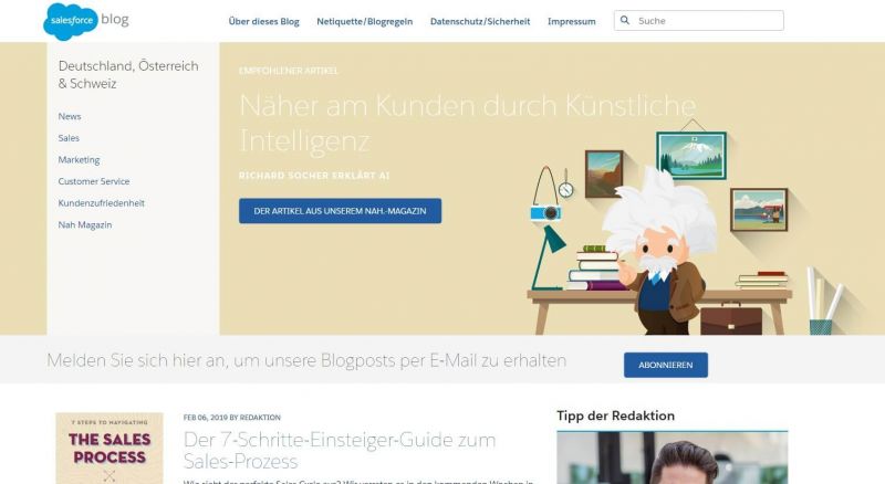 Salesforce Blog Screenshot