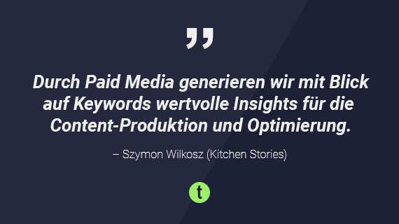 Zitat Szymon Wilkosz zu Paid Media