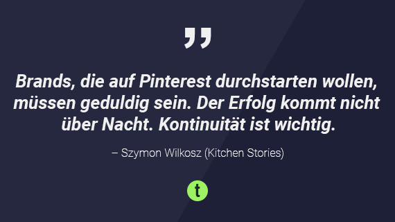 Zitat Szymon Wilkosz zu Erfolg durch Kontinuität