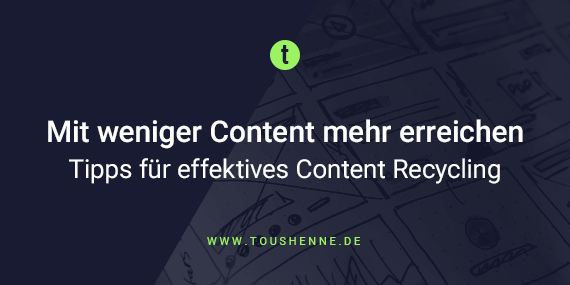 Content Recycling