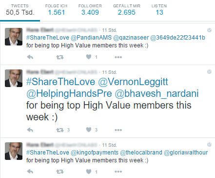 Automatisierte Tweets bei Twitter