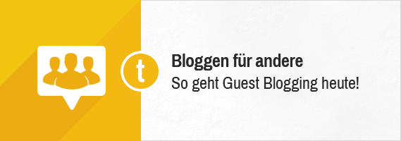 So geht Guest Blogging