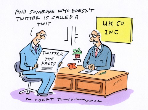 Someone who doesn't use Twitter is called a Twit