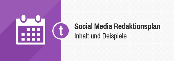 Social Media Redaktionsplan