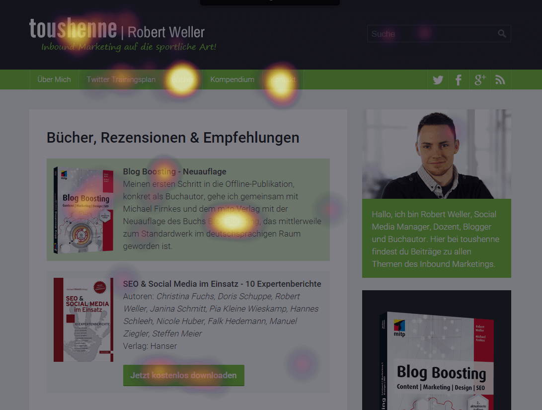 Heatmaps mit SumoMe