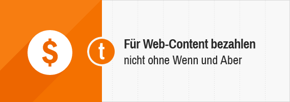 Für Web-Content bezahlen