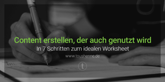 Worksheets im Content Marketing